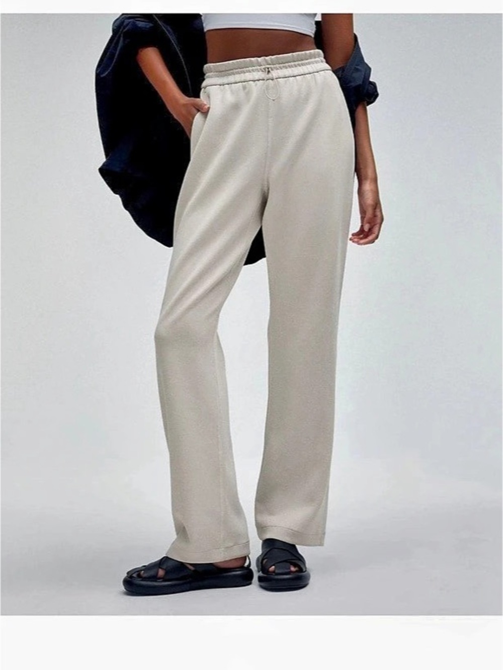 lululemon Softstreme High-Rise Pant Straight Leg Cream